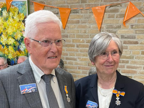 Koninklijke onderscheiding Dorien Wittens en Tonn de Jong
